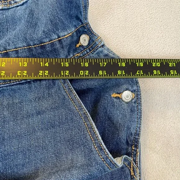 Old Navy Women's Overalls Size 8 Blue Denim Baggy Wide Leg - Picture 5 of 11